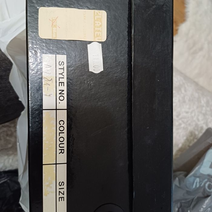 Мъжки официални боти естествена кожа