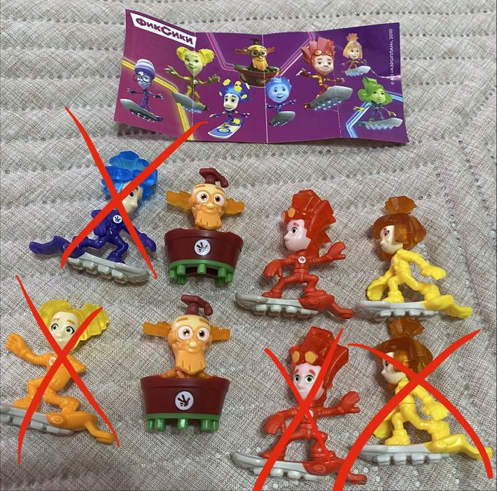Фигурки Фиксики Kinder