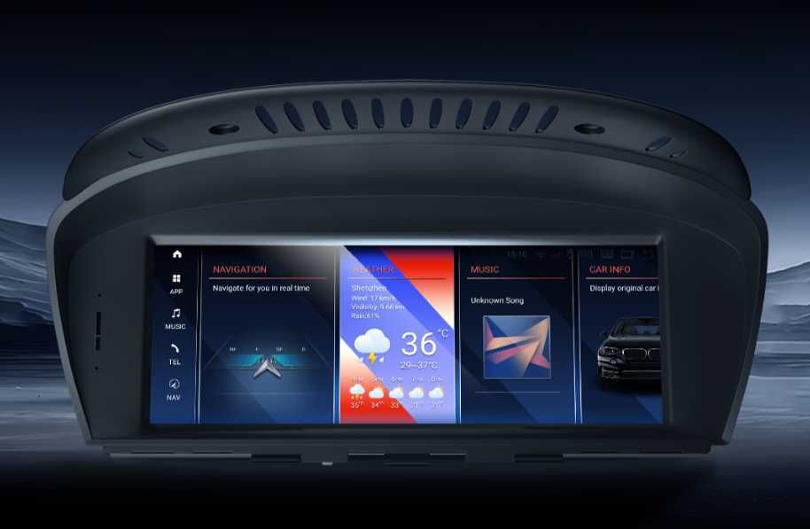 ASVEGE 8.8" Autoradio Für BMW E60 E61 E90 E91 - Mit Wireless Carplay & Android Auto