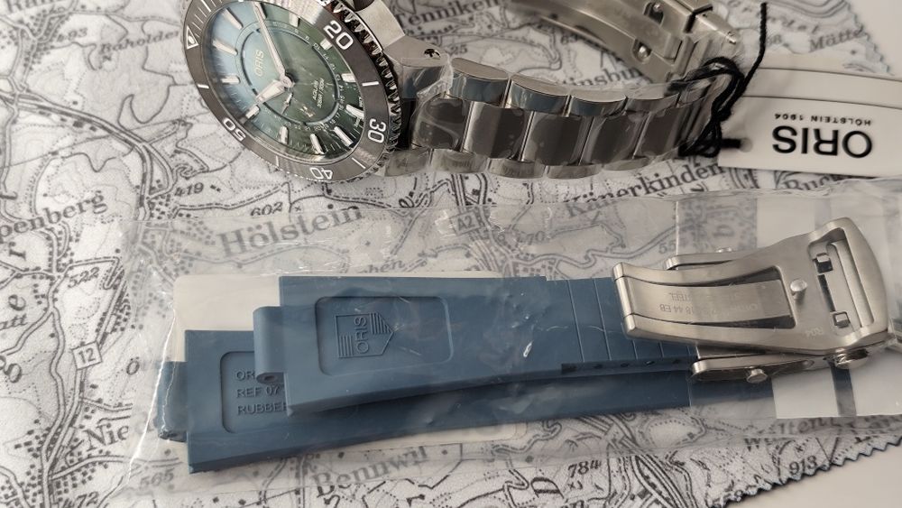 Нов! Oris Aquis Dat Watt Limited Edition II – Пълен комплект!