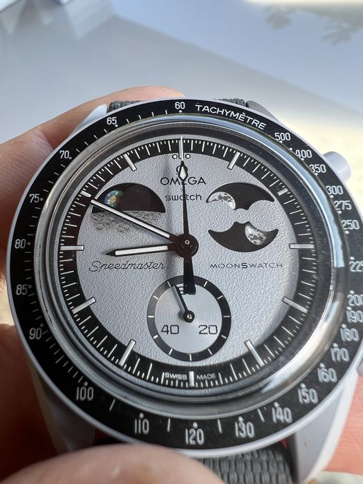 Swatch X Omega Mission to EarthPhase + curea extra