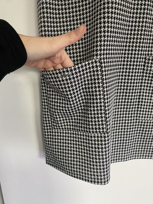 Rochie zara in carouri cu buzunare