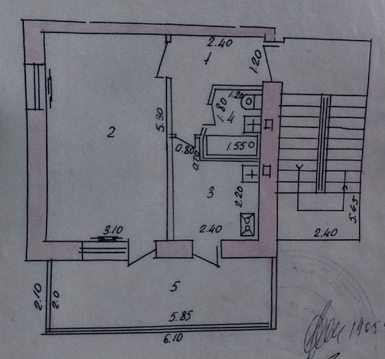 Чиланзар 15.  1/4/5. Балкон 2х6