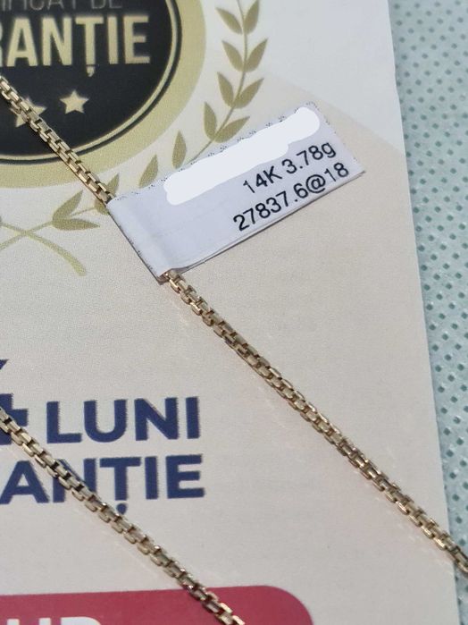 Lant Aur 14K (Ag18 Tutora b.27837.6) Garantie 2 ani!