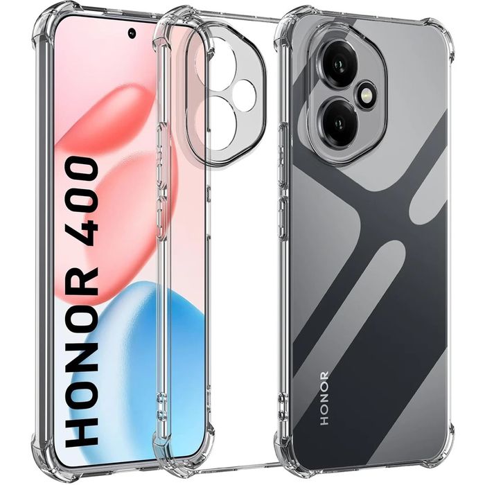 Honor 400 / Pro / Lite/Удароустойчив силиконов кейс с камера протектор