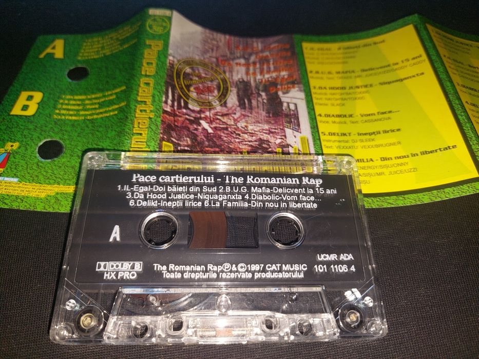 Pace cartierului! 1997 compilație Hip Hop românesc  (casetă audio)