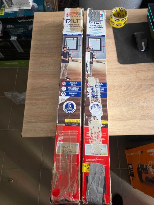 Fereastră pliabilă anti-insecte, cadru pliabil din aluminiu, plasă anti-insecte cu cadru telescopic reglabil, cadru antracit, 80 cm x 80 cm