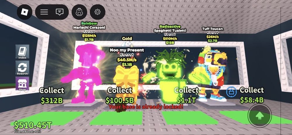 Продам Steal a brainrot дёшево!