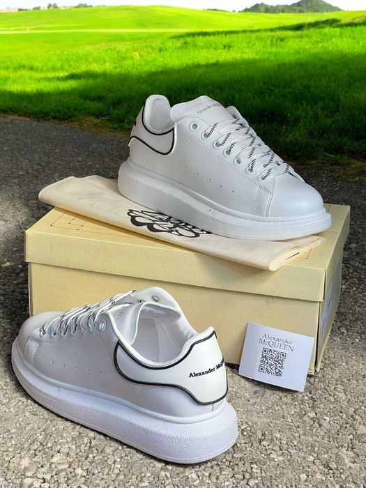 Adidasi Alexander M c Q u e e n Black Line - Adidasi Piele Full Box