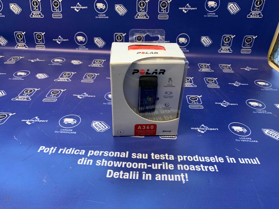 Ceas Smartwatch Polar A360, Negru, Factura si Garantie
