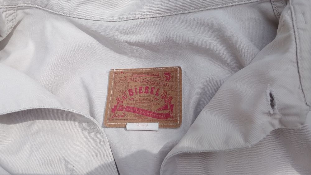 Diesel бежевая джинсовая куртка
