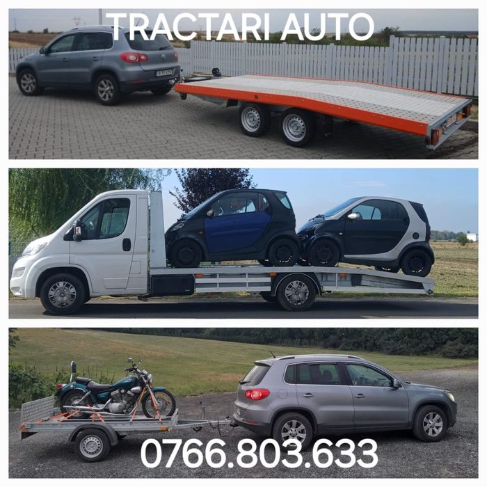 Tractari auto bucuresti platforma asistenta rutiera moto