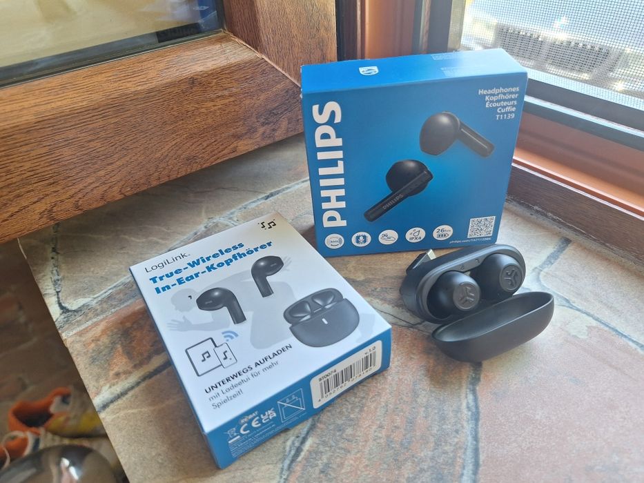 Căști Bluetooth Wireless Jlab,Philips,LogiLink