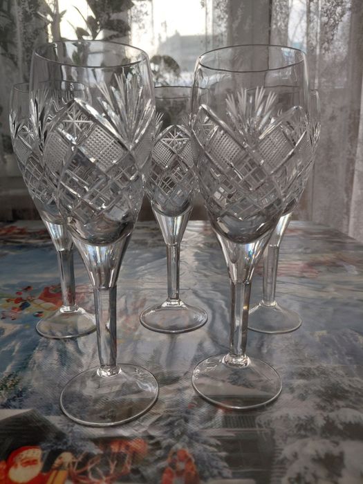 Хрусталтные фужеры ссср