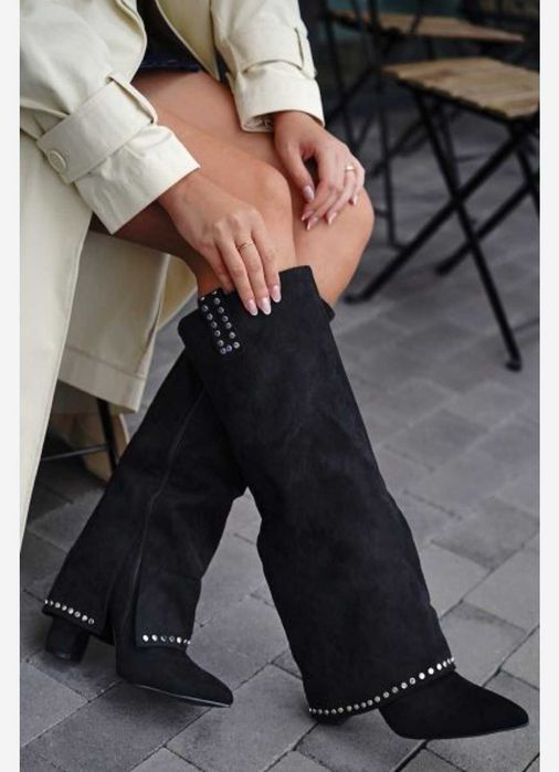 НОВИ елегантни ботуши с ток