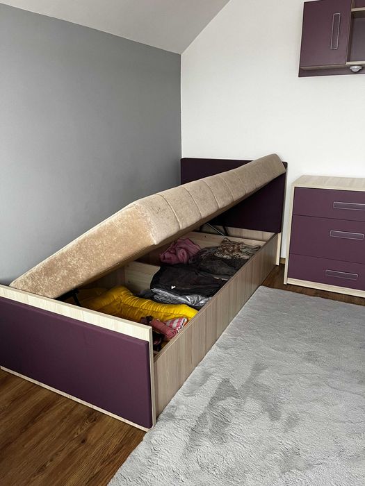 Mobilă tineret set complet IMPECABILĂ