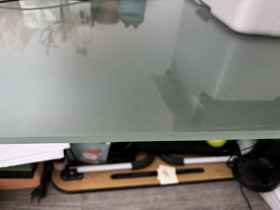 Masa din sticla mata - 60cm x 100cm