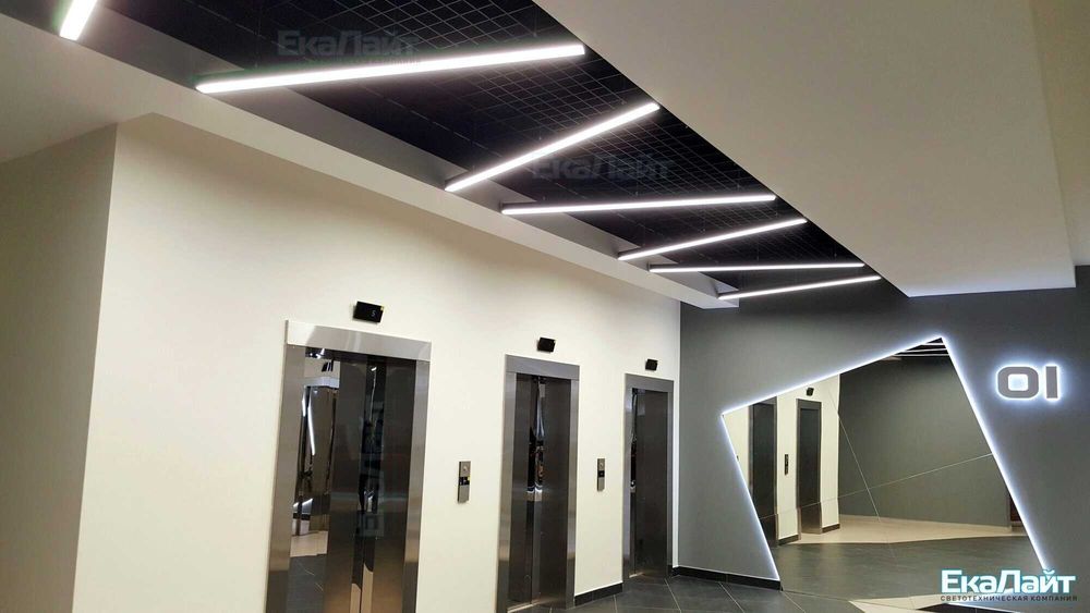 Линейный светильник подвесной 120 см ECO LUXE  отправка в регионы РК.