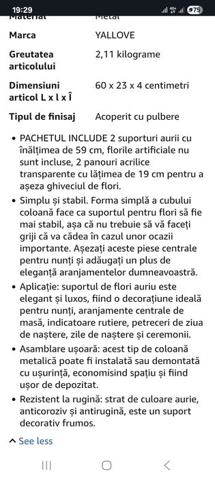 2 Suporti pentru flori
