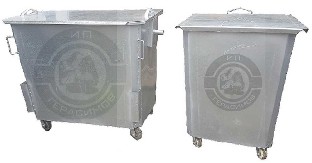 Оцинкованные нержавеющие контейнеры для мусора от 77000 (с НДС 16 %)