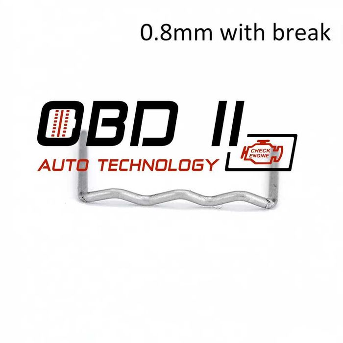 Скоби / Пластини / Телчета за поялник за пластмаса 4 вида 100бр/пакет