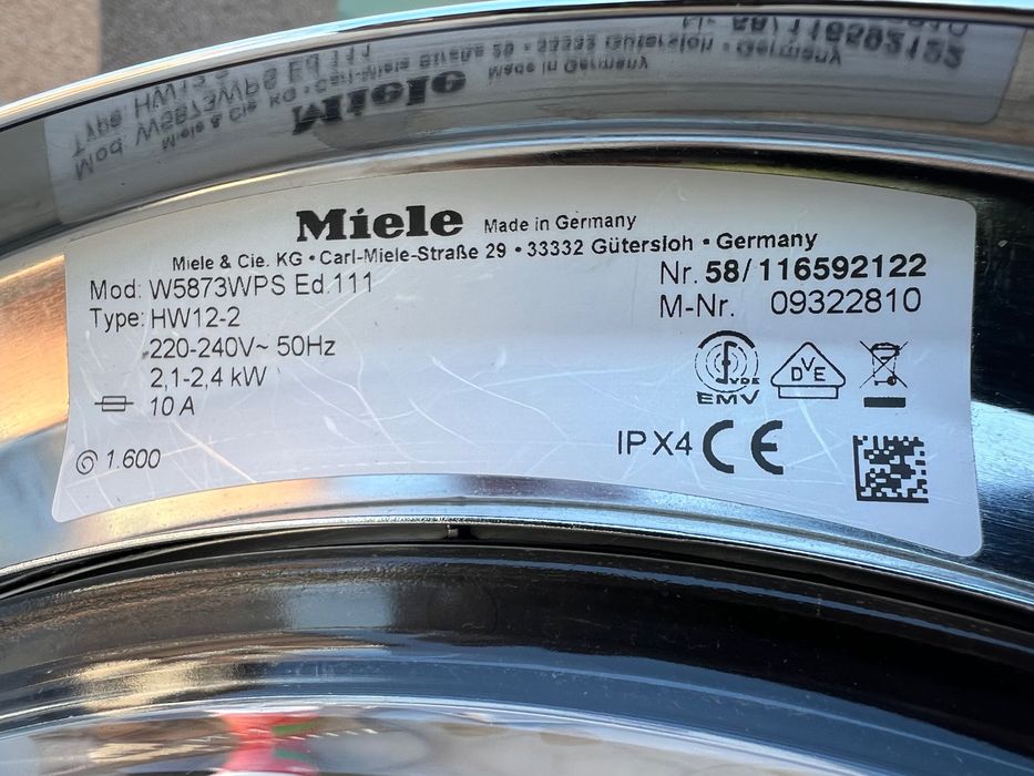 Пералня Miele -8 кг,Edition 111,W5873WPS,инверторен мотор