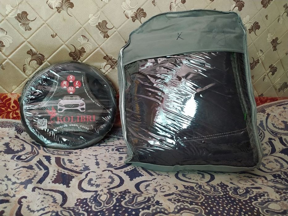 Комплект чехлов,поликов,руль (новый чехол) для а/м Кобальт