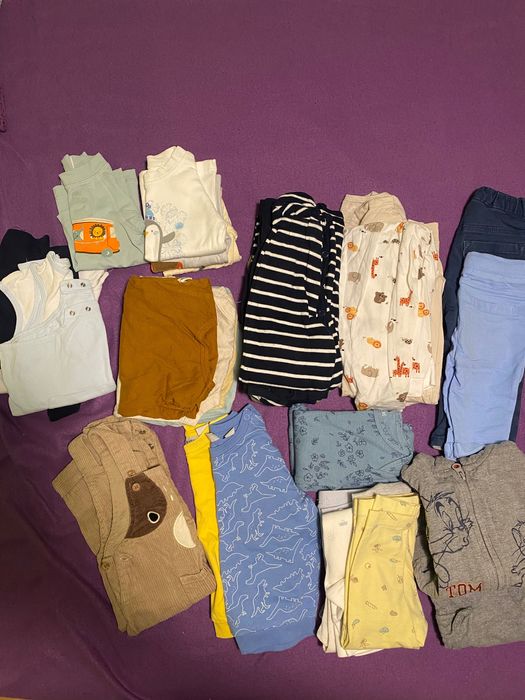 Лот бебешки дрехи р.74