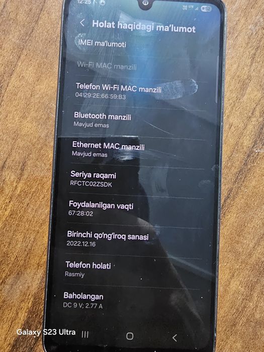 Telifon Samsung a 33