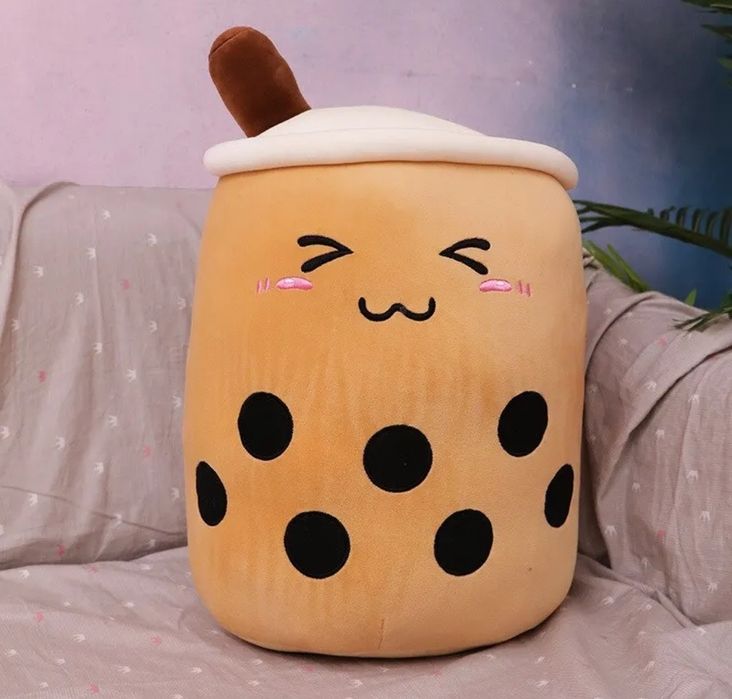 Классная мягкая игрушка-подушка для любителей кофе