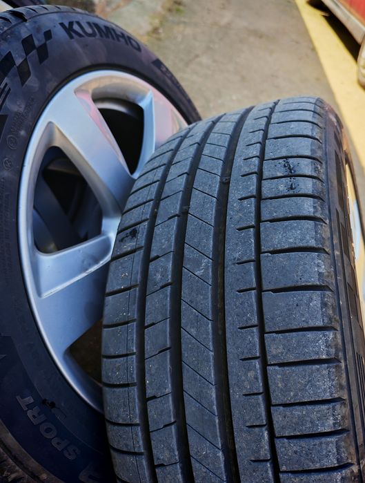 Jante audi+anvelope  225/50/17kumho