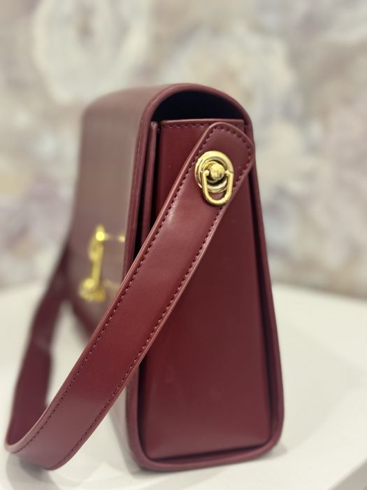 Классикалық бордовый сөмке