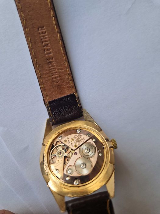 HISLON 2000, cal Felsa 4010, case 36mm, Au 10, SWISS MADE - златни обемни букви! ТОП!