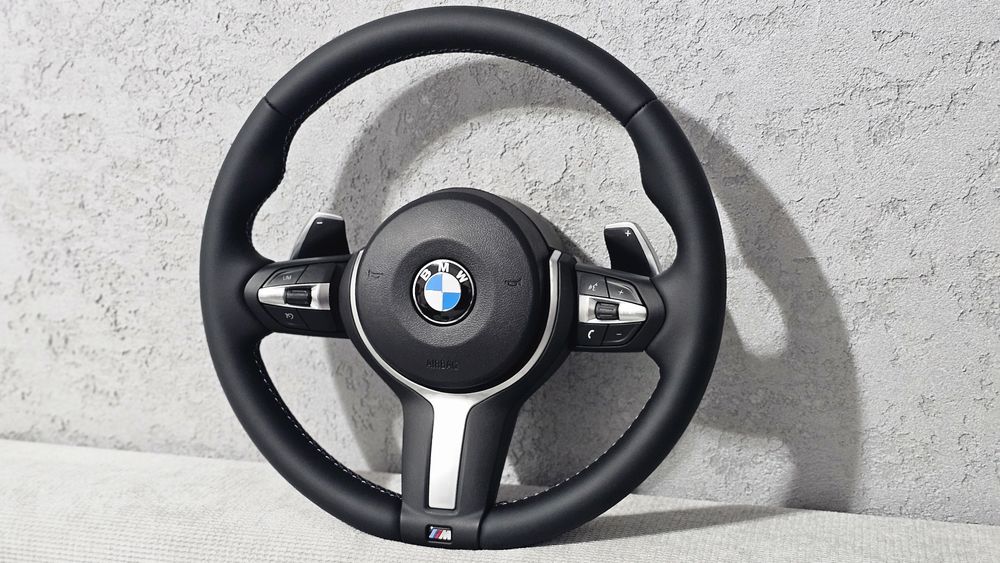 Volan M Sport Bmw F10 F11 F30  F01 F02 F06 F07 X5 X6 Padele OEM Style