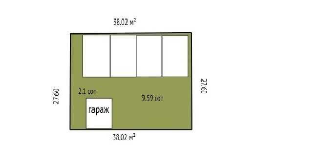 Таунхаус в районе Военного городка