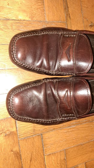 Обувки естествена кожа Прада PRADA