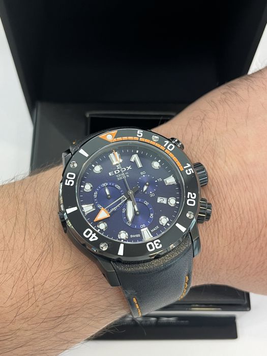 Edox Co-1 Chronoffshore Абсолютно Нов  в гаранция