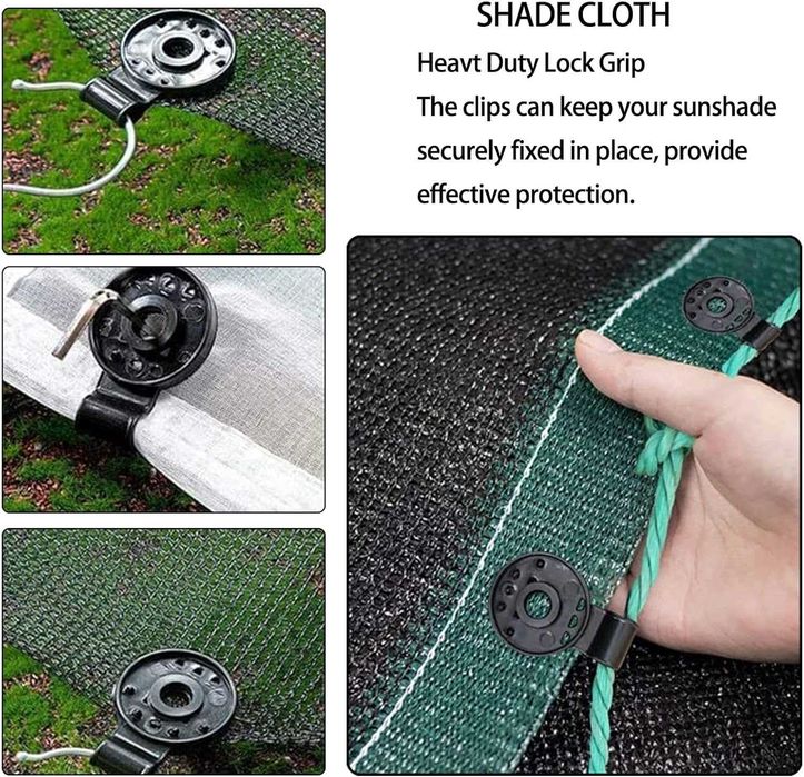 Cleme rigide de fixare plasa de protectie. 25 buc noi ambalate!