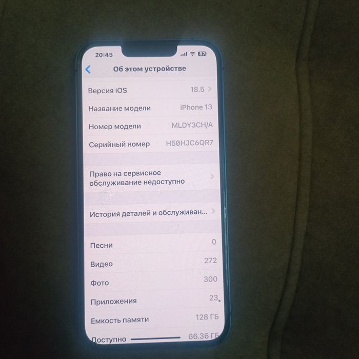 Айфон 13 жасыл тусты