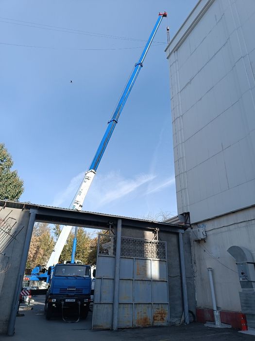 Avtokran xizmati 32 tonna Автокран хизмати 16-32