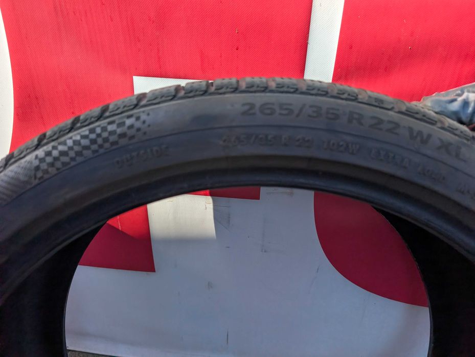 Set 4 Cauciucuri Iarnă CONTINENTAL 265/35 R22 (2x DOT 2025 + 2x DOT 2020/2021)