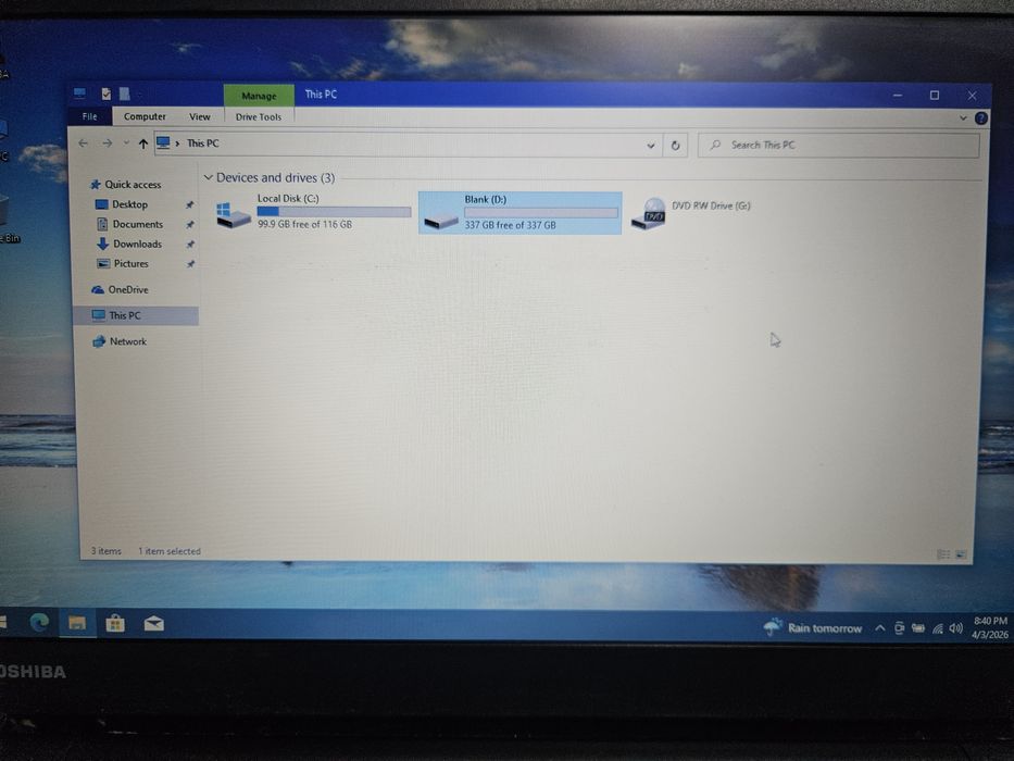 Laptop Toshiba  satellite pro