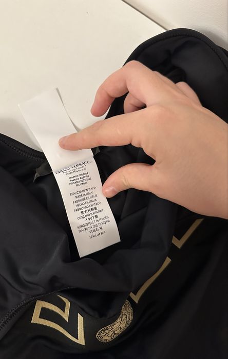 costum de baie versace original intreg S