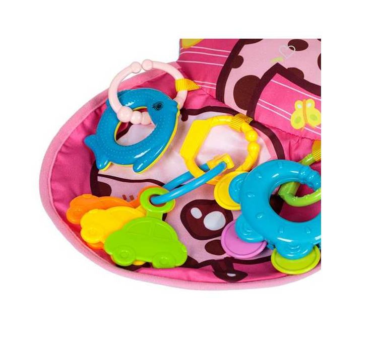 Цветна възглавница Mercado Trade, За активна гимнастика, С аксесоари