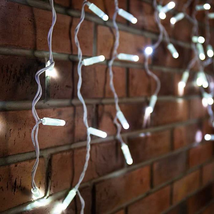 Външно коледно осветление LED завеса професионална украса от най висок клас