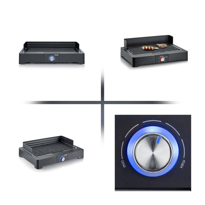 Електрическа скара Severin PG 8568, 2200W, регулируем термостат