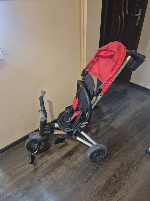 Vând Tricicletă ultrapliabilă QPlay Nova Rubber - Roșu/Negru (Bebe Tei)