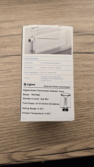Смарт термоглава Tuya ZigBee – Интелигентно отопление и спестяване на сметки