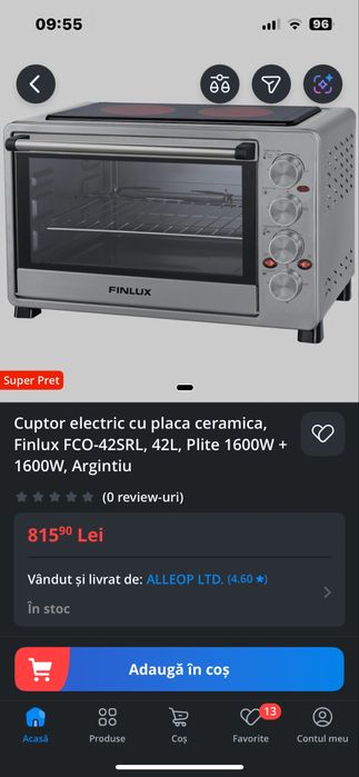 Cuptor electric Finlux
