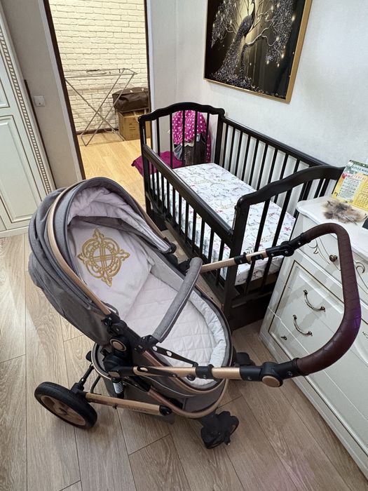 Коляска 3 в 1, luxmom